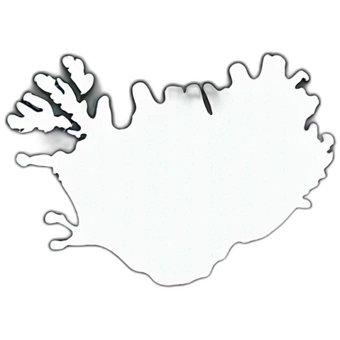 Iceland country shape emoji
