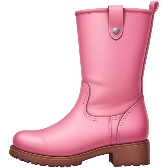 Pink boots  emoji