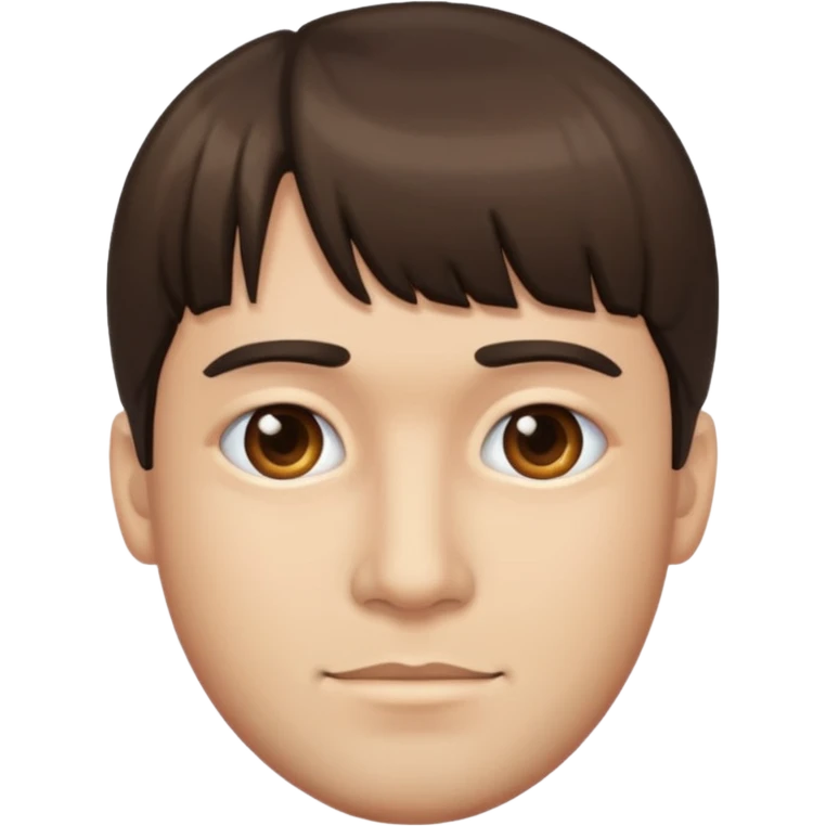 orang berambut poni cowo emoji