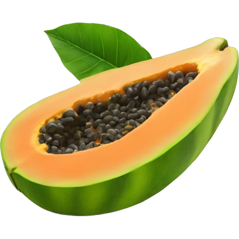 Papaya emoji