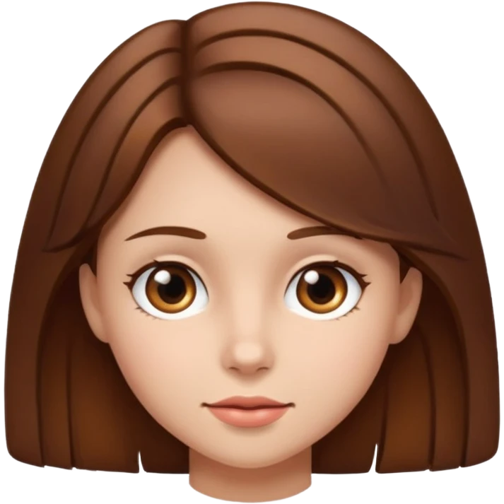 Brown hair homey girl emoji