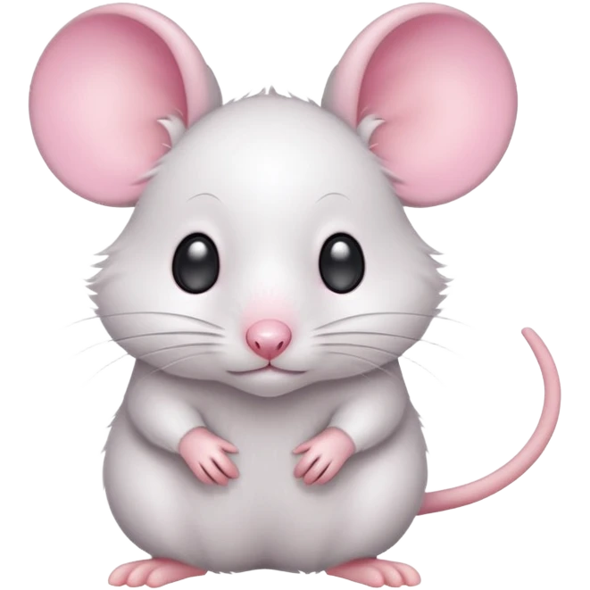 Mouse White emoji