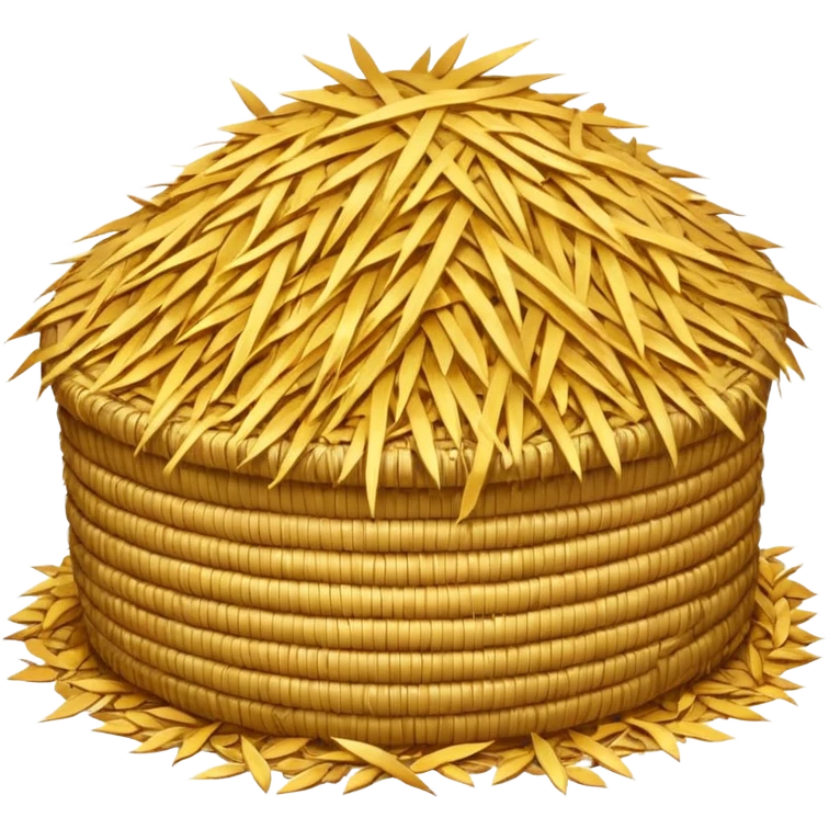 Straw or hay emoji