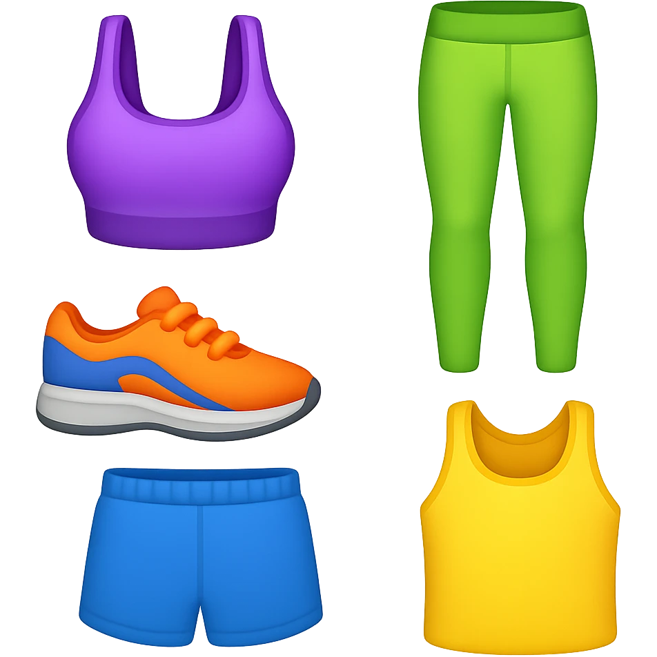 emoji stile iphone di vestiti da palestra emoji
