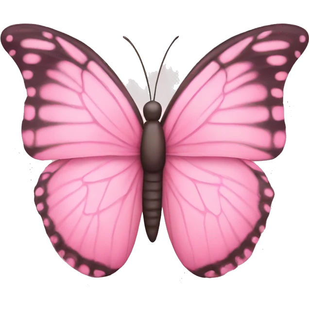 Baby pink butterfly emoji