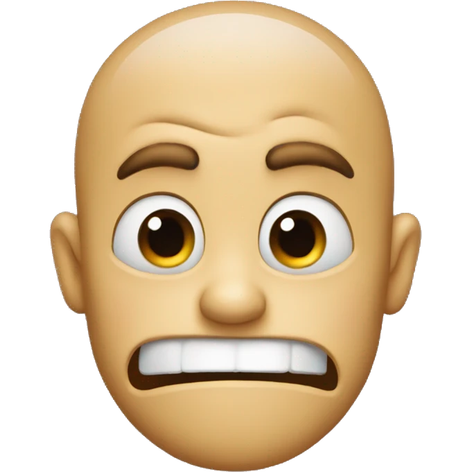 Mad emoji with finger up emoji