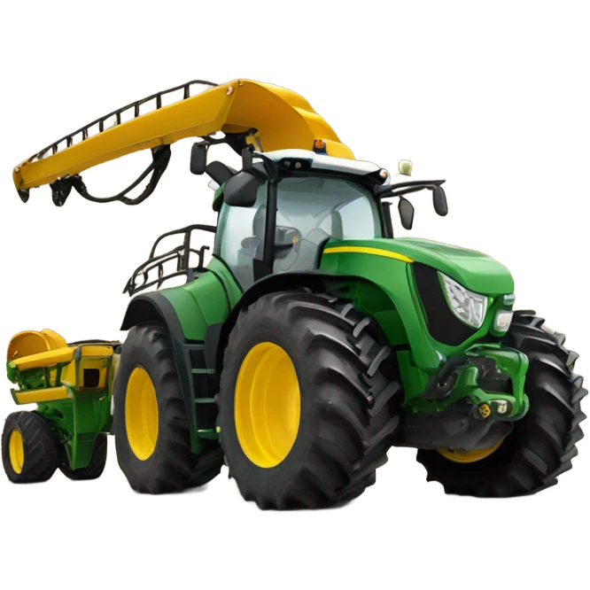 USA modern agricultural machine emoji