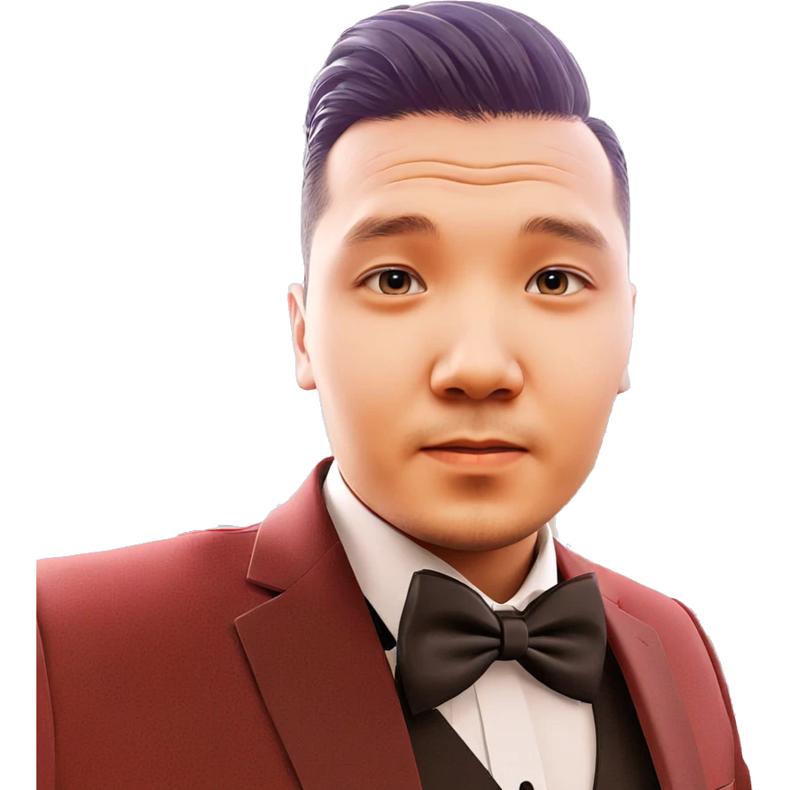 formal boy with bowtie emoji