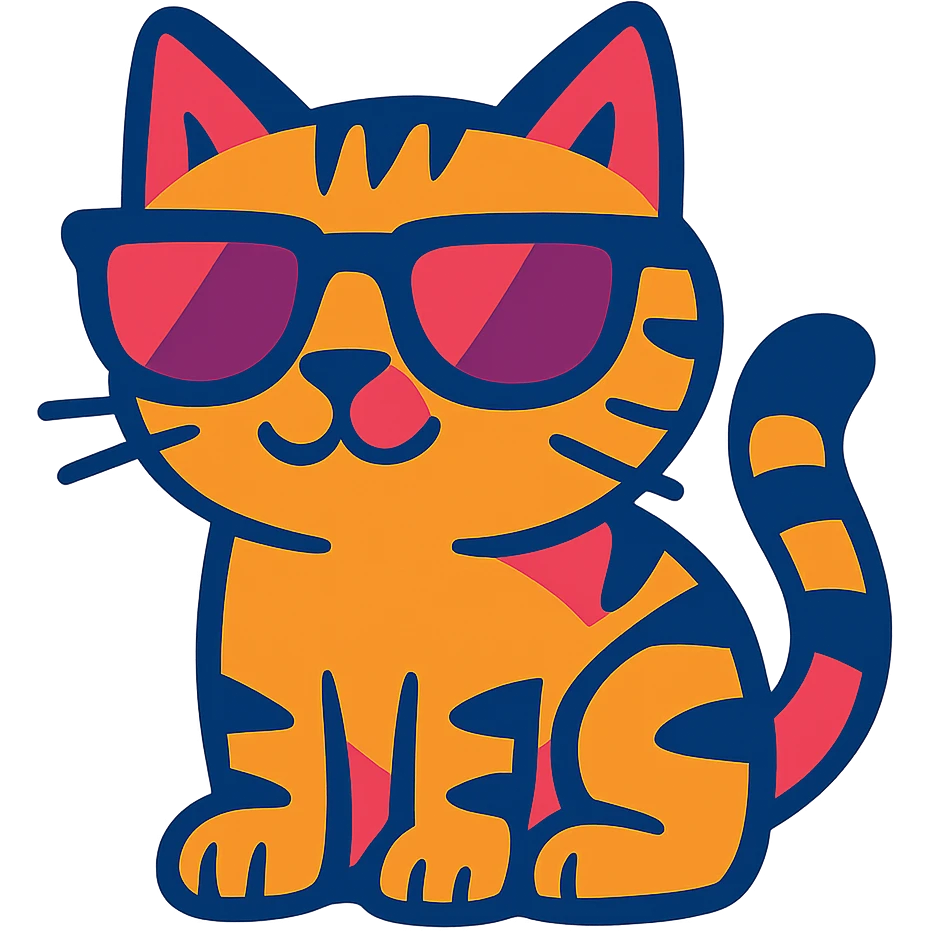 cat wearing sunglasses emoji