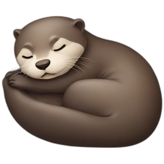 Otter sleep emoji