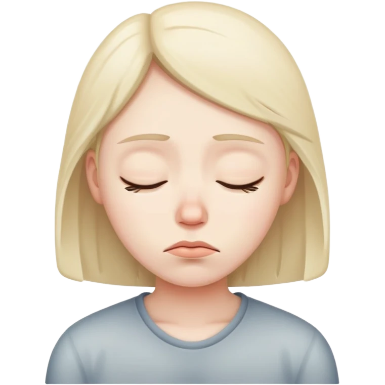 carinha de sono , triste  emoji