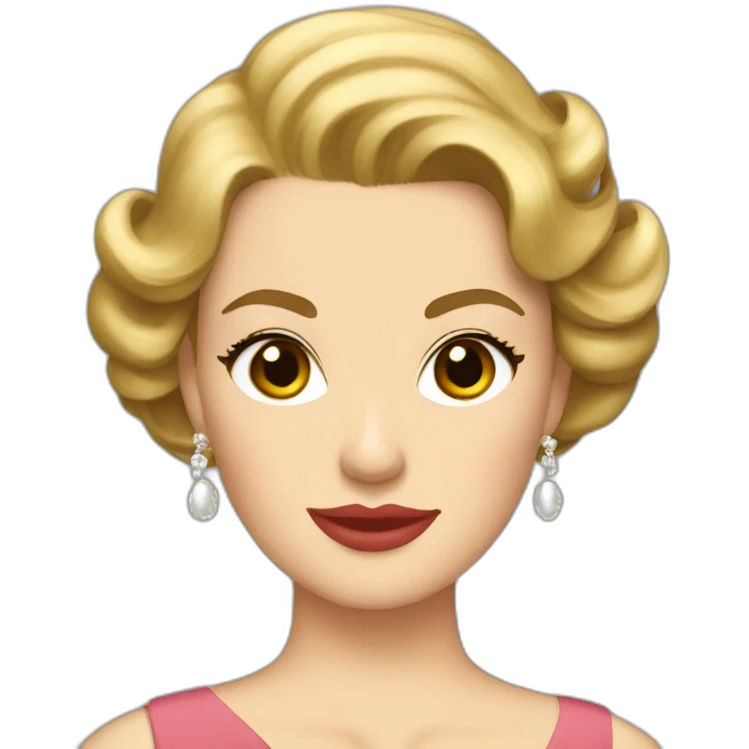 Grace kelly brown hair emoji