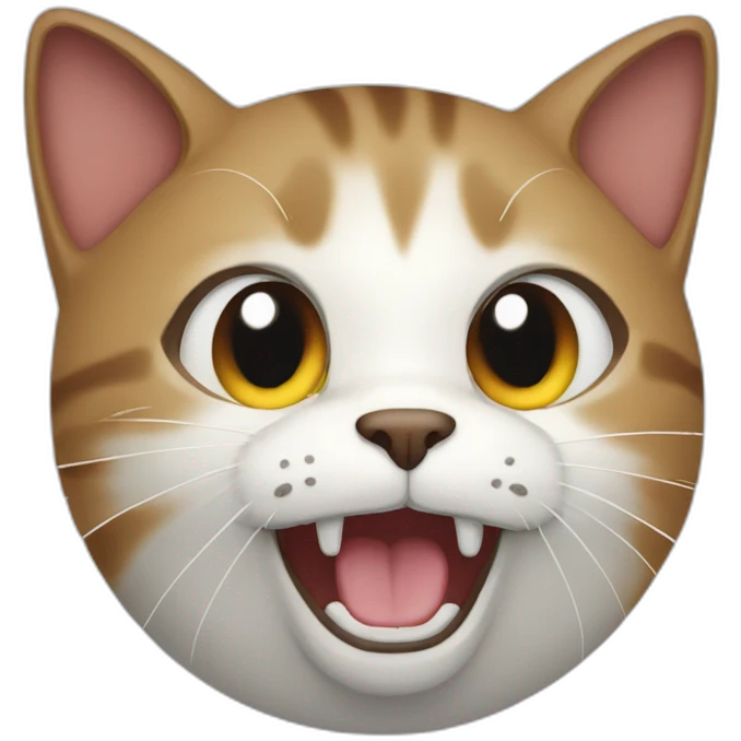 Gato mewing emoji