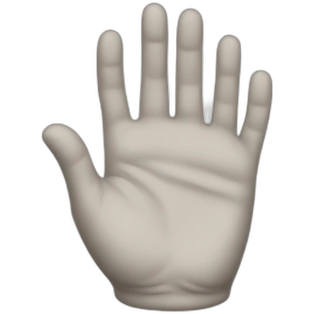 pan hand emoji