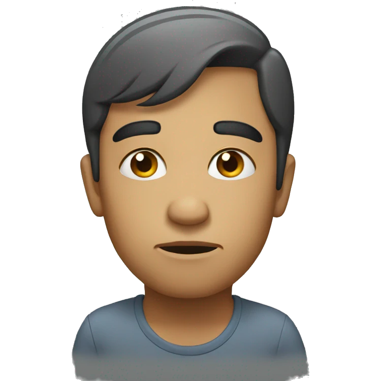 contemplating emoji
