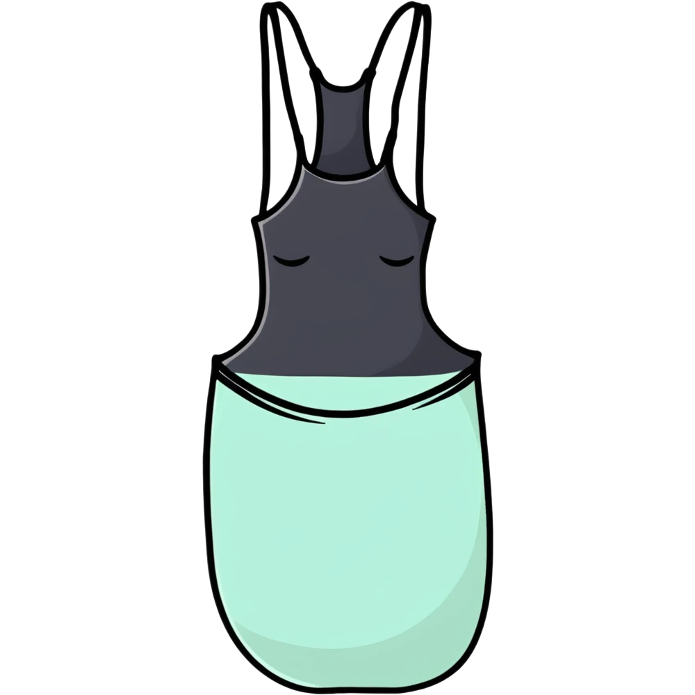 Moonlit weaves straps tank top emoji