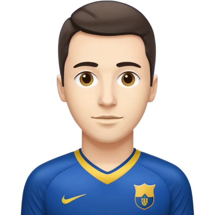 Myself in boca juniors jersey emoji