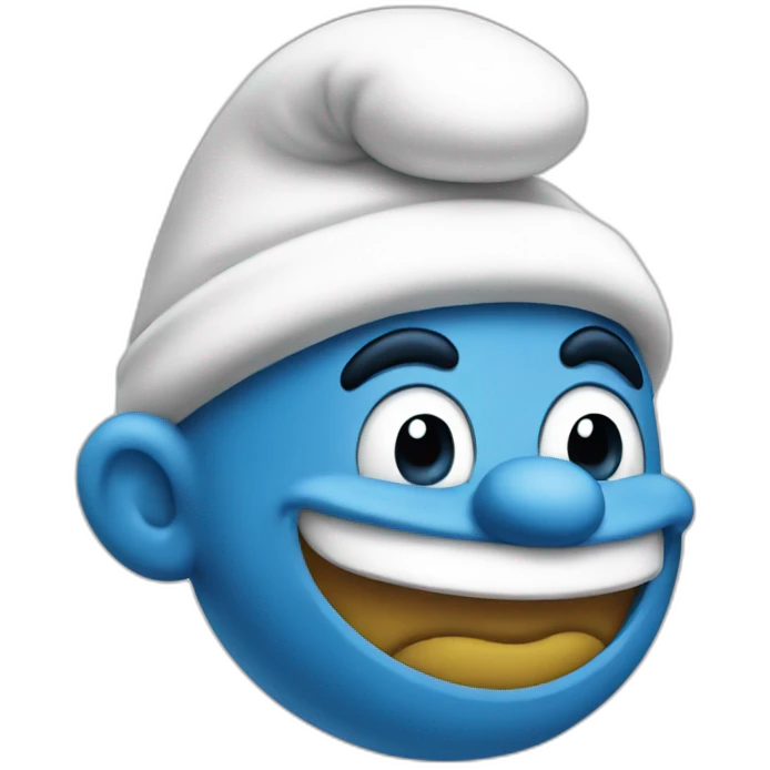 Smurf emoji