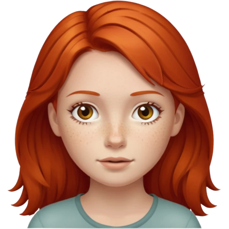 red-haired girl emoji