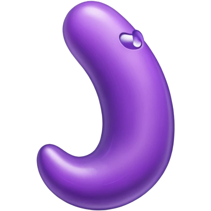 purple penis emoji