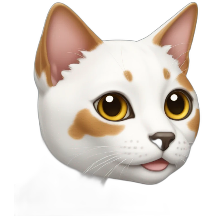 Japanese bobtail cat angled emoji
