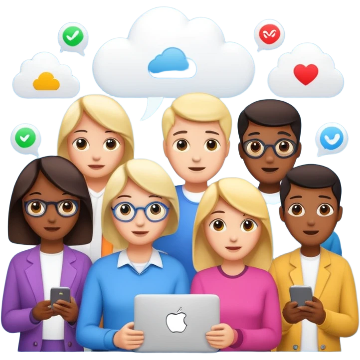 utilisateurs de saas emoji