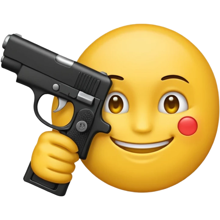 Emoji con pistola  emoji