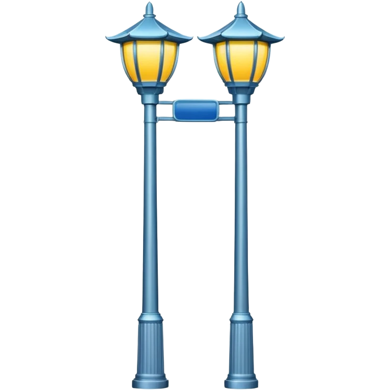 chinese streetlight, with highway emoji