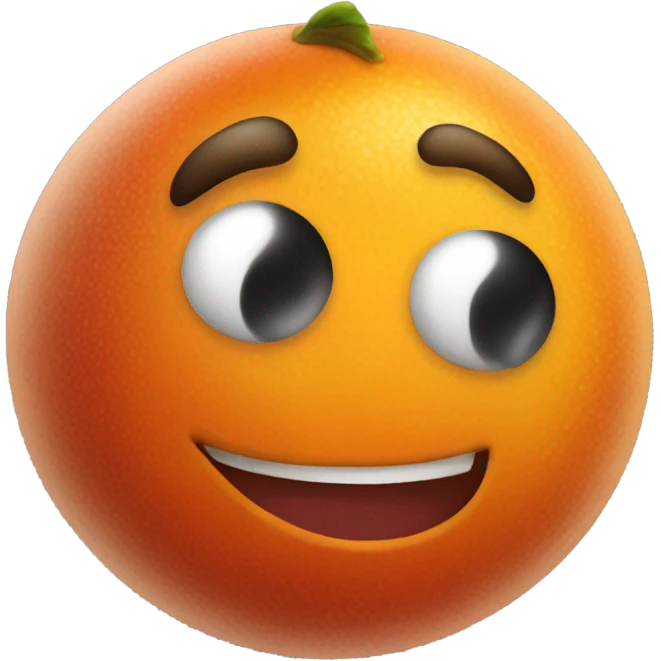 Baby orange emoji