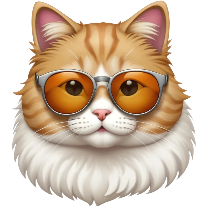 Cat wearing sunglasses emoji
