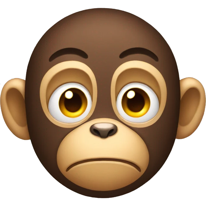 hot face emoji but monkey emoji