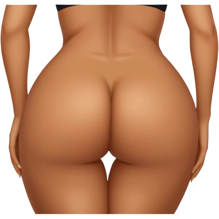 Huge woman's ass, sexy emoji