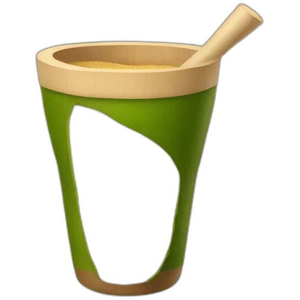 Tomando mate emoji