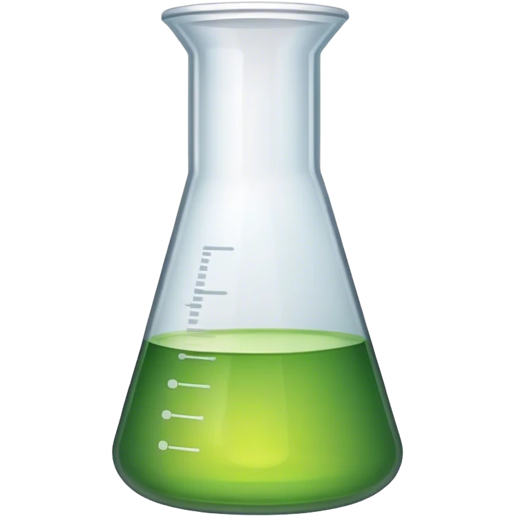 Lab beaker emoji