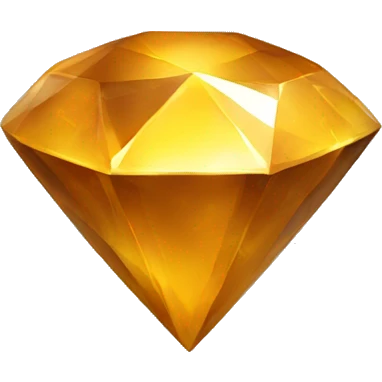Golden gem emoji