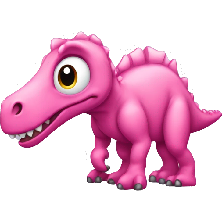 pink dinosaur  emoji