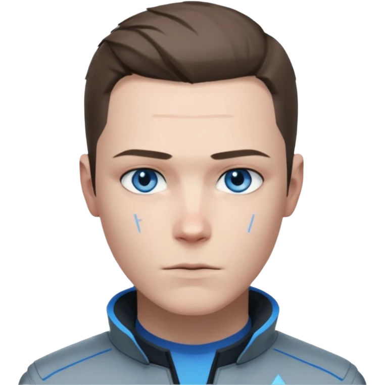 Connor from Detroit become human emoji