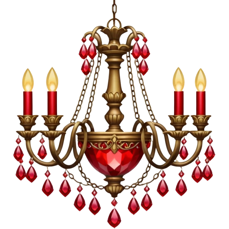 chandelier red emoji