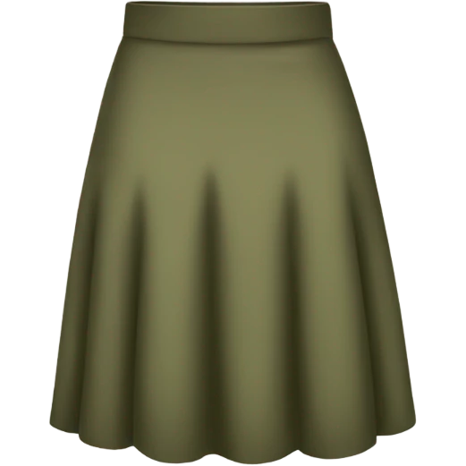 olive skirt emoji