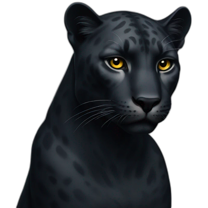 Panther noir emoji
