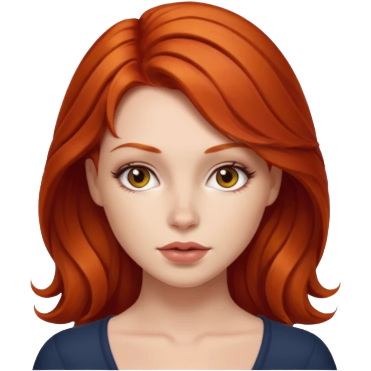 redhead sexy woman emoji