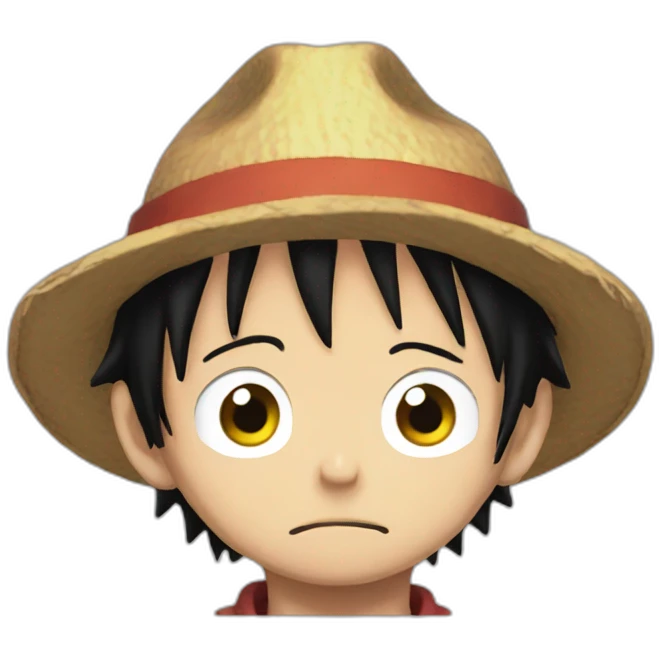 sad luffy emoji