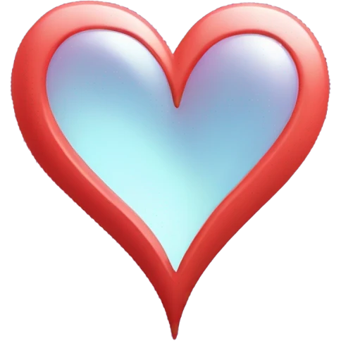 modern heart emoji