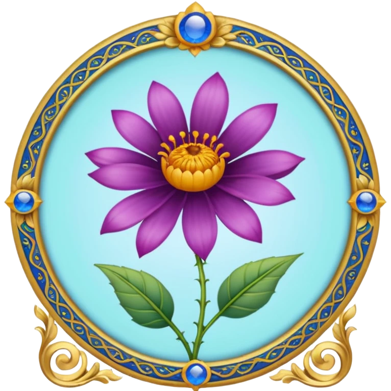 flower tarot emoji