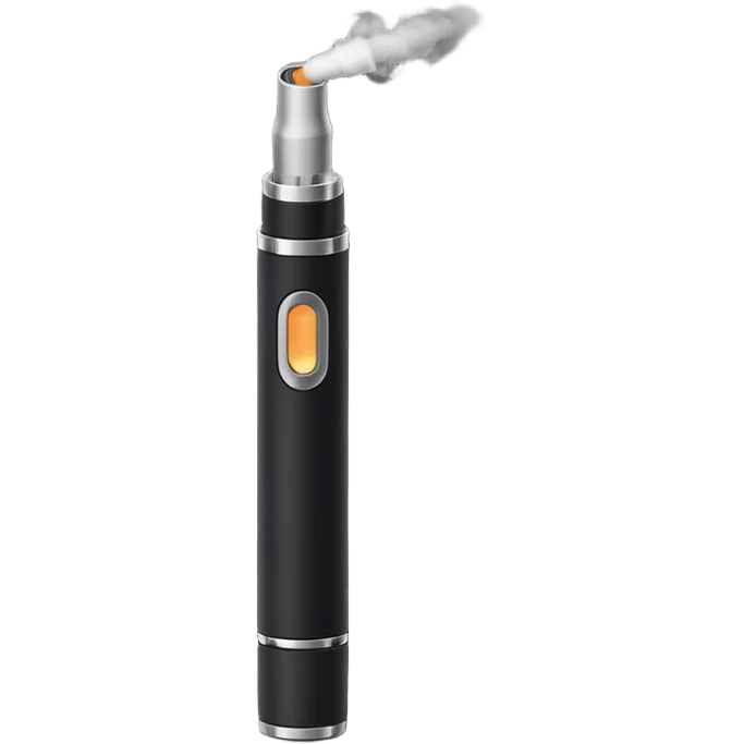 black simple wide Electronic cigarette emoji