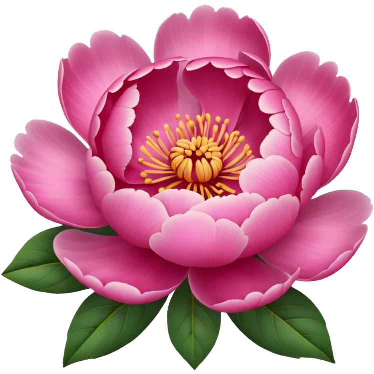 Peony emoji