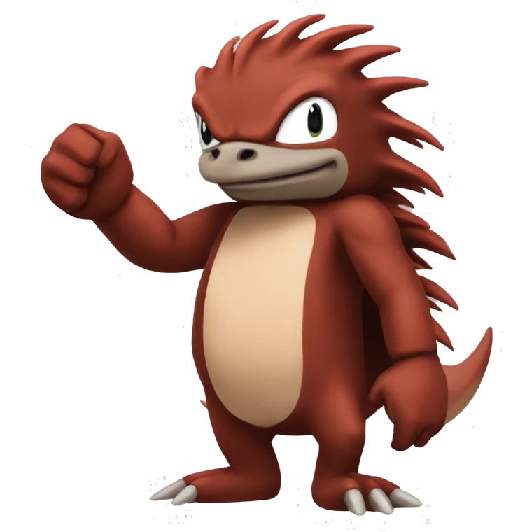 Knuckles the echidna emoji