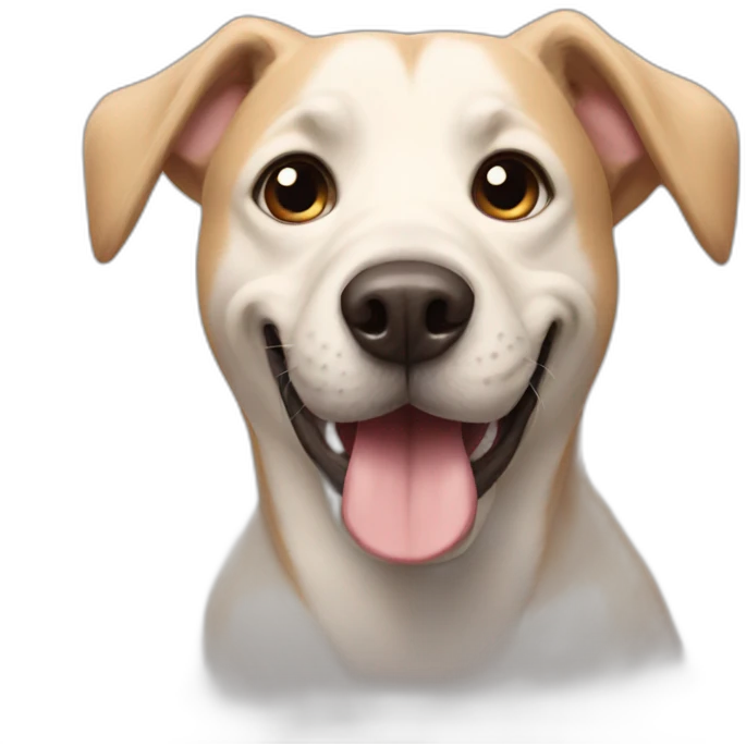 Super dog emoji