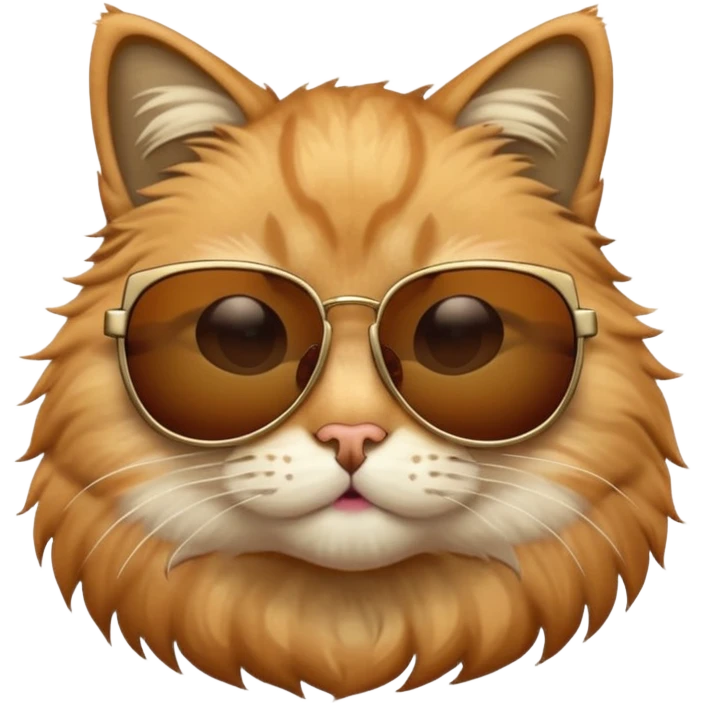 Cat wearing sunglasses emoji