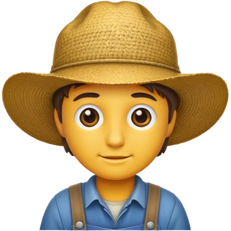 farmer hat emoji